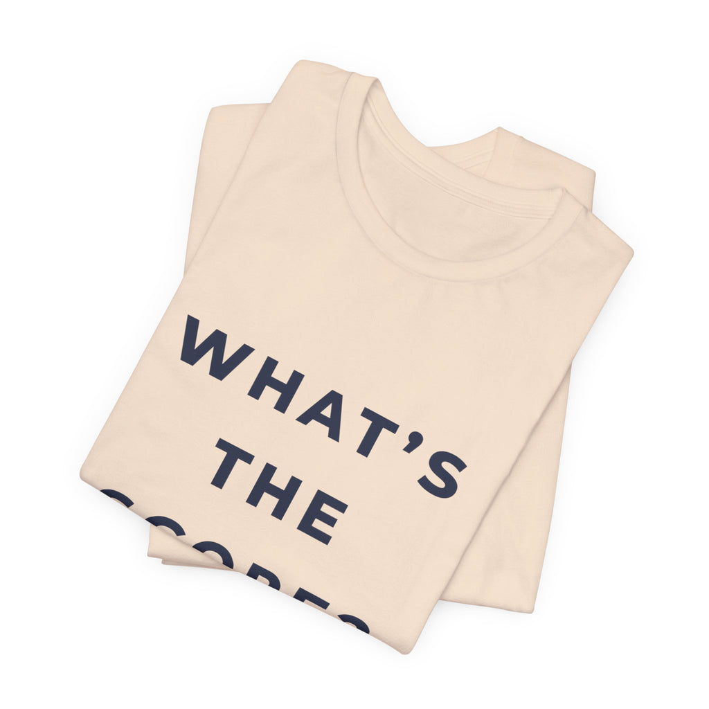 What's the Score? Pickleball T-Shirt – Funny Minimalist Court Tee