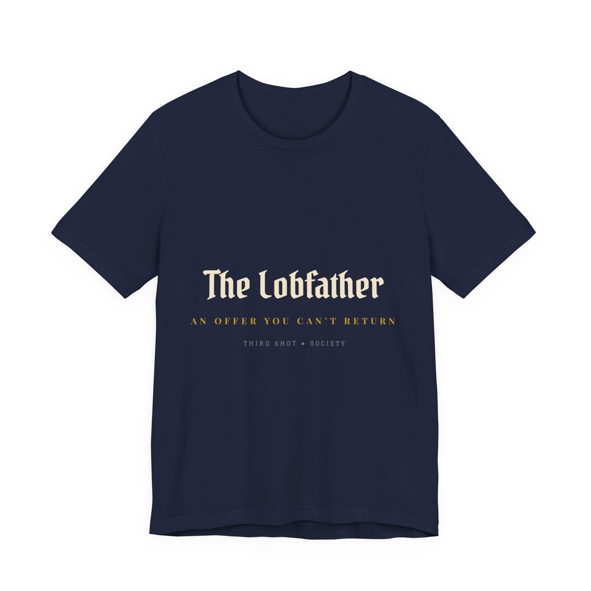The Lobfather pickleball tee | Color: Navy