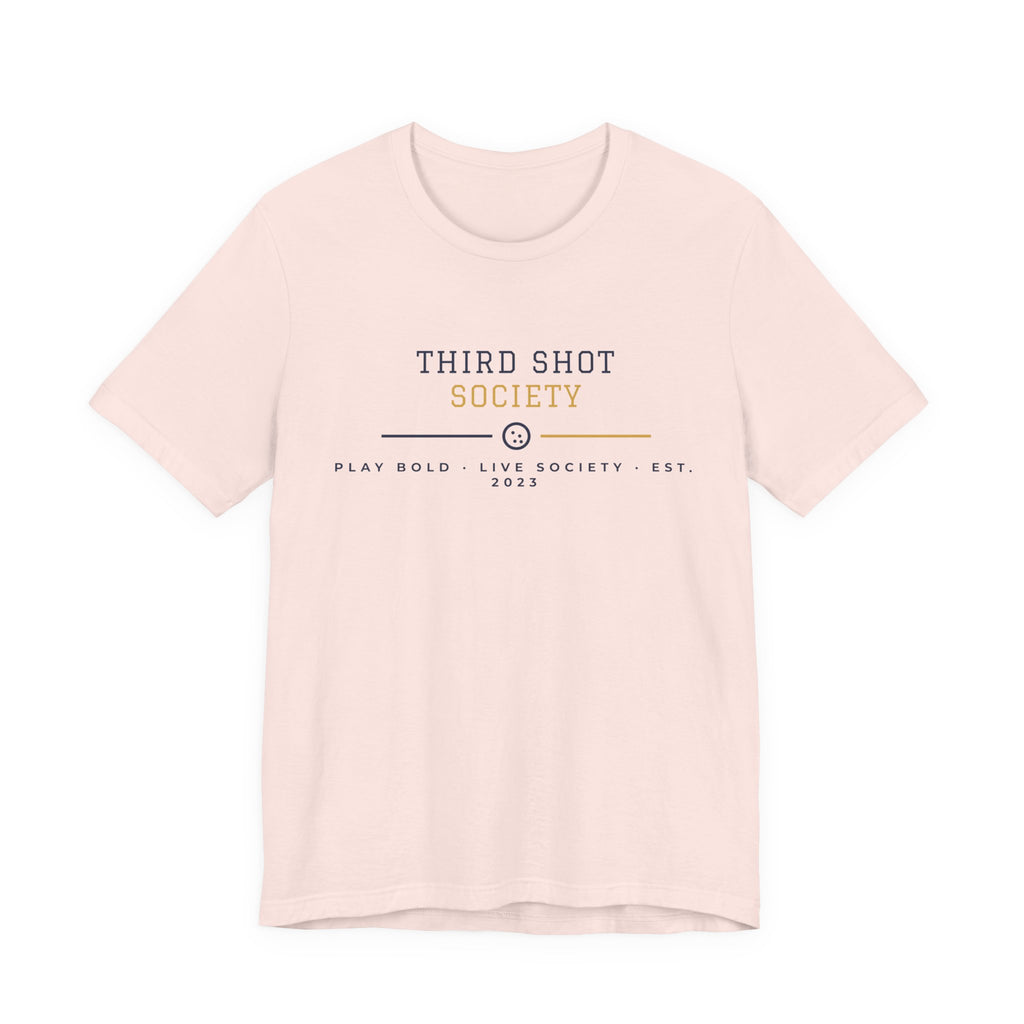 Third Shot Society Logo T-Shirt – Classic Pickleball Club Tee