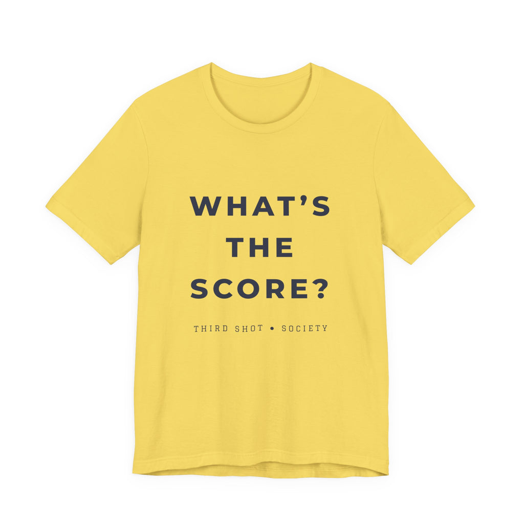 What's the Score? Pickleball T-Shirt – Funny Minimalist Court Tee