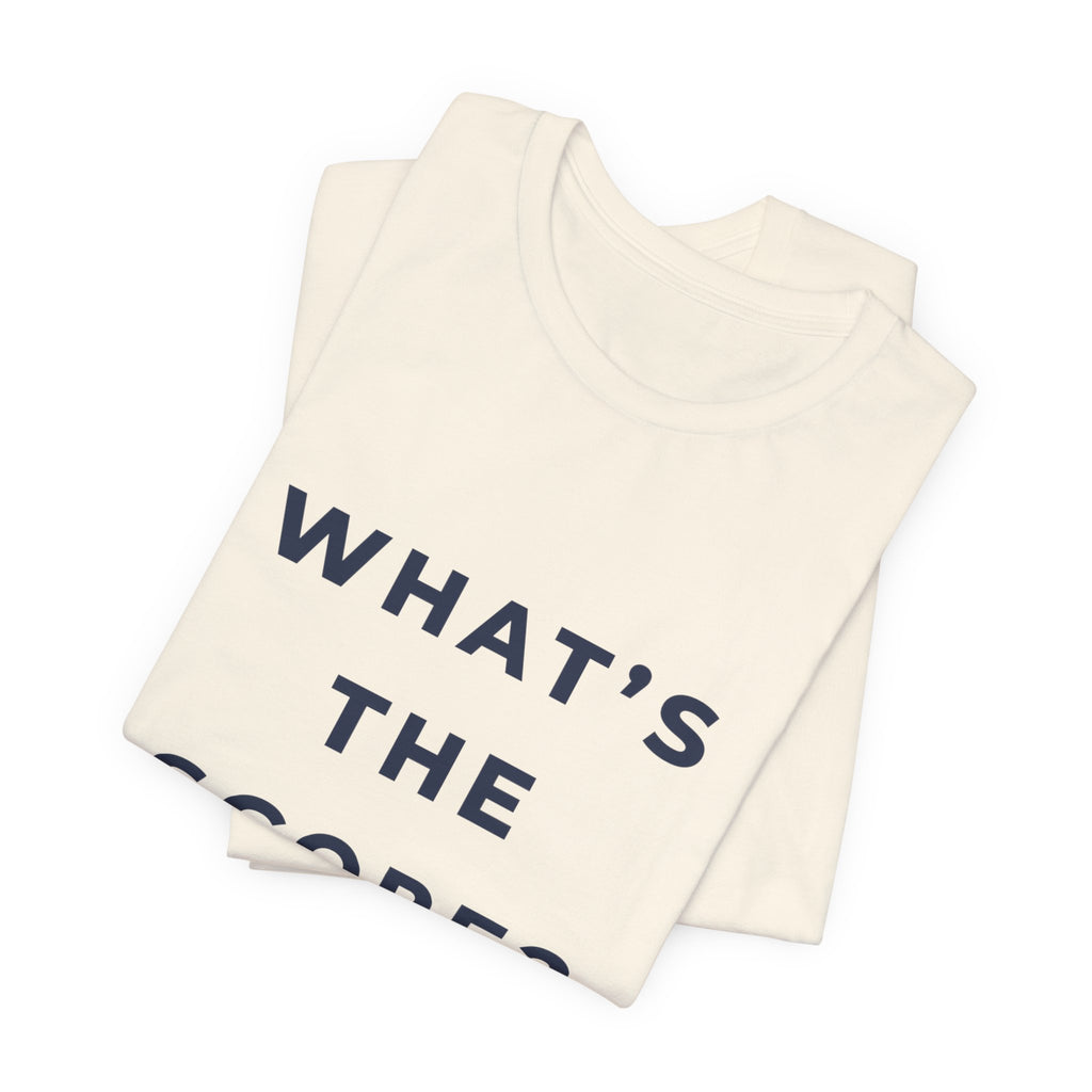 What's the Score? Pickleball T-Shirt – Funny Minimalist Court Tee