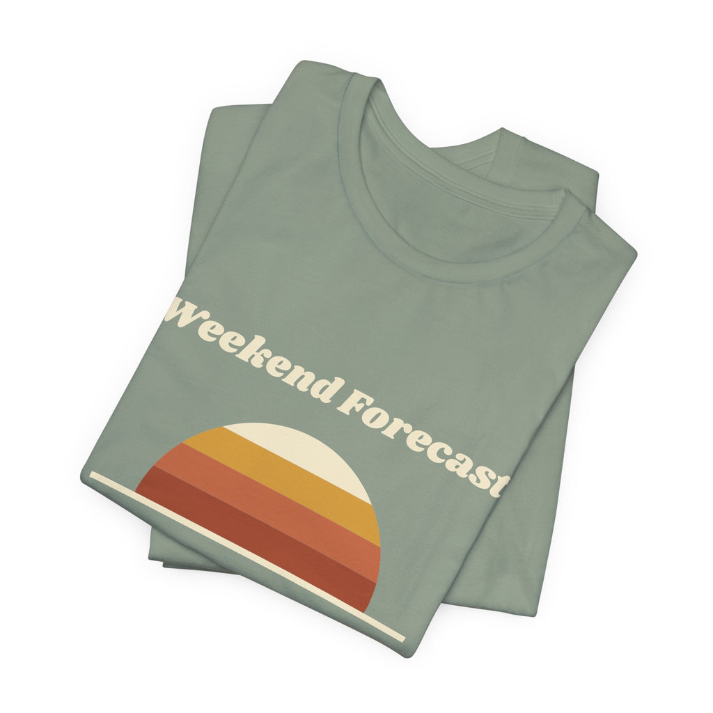 Weekend Forecast Pickleball T-Shirt – 100% Chance of Dinking Retro Tee