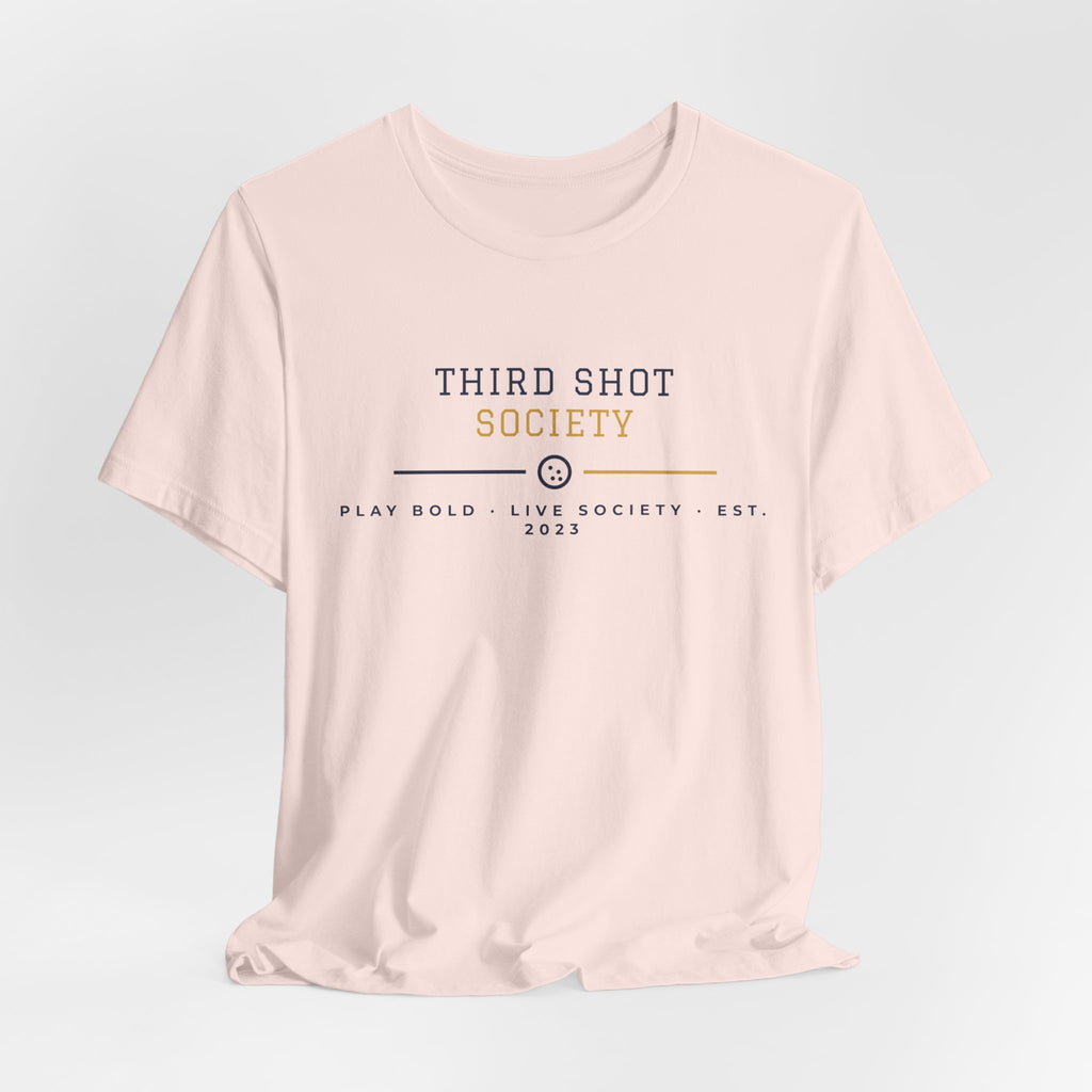 Third Shot Society Logo T-Shirt – Classic Pickleball Club Tee
