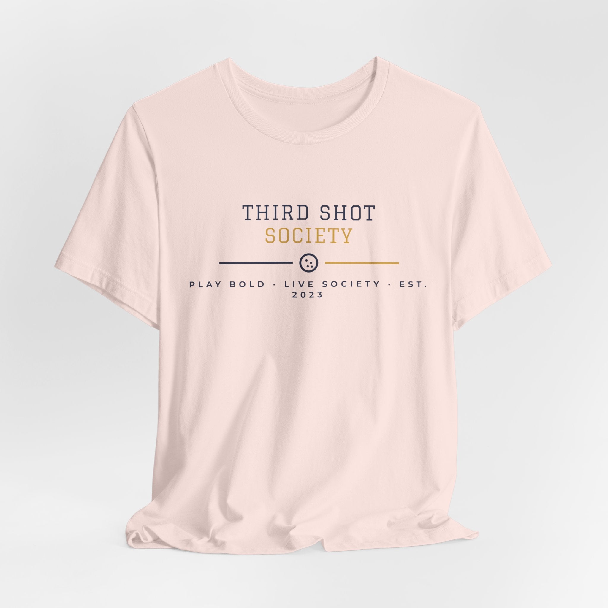 Third Shot Society Logo T-Shirt – Classic Pickleball Club Tee