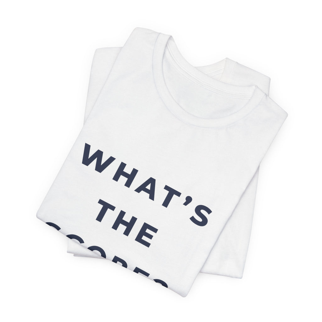 What's the Score? Pickleball T-Shirt – Funny Minimalist Court Tee