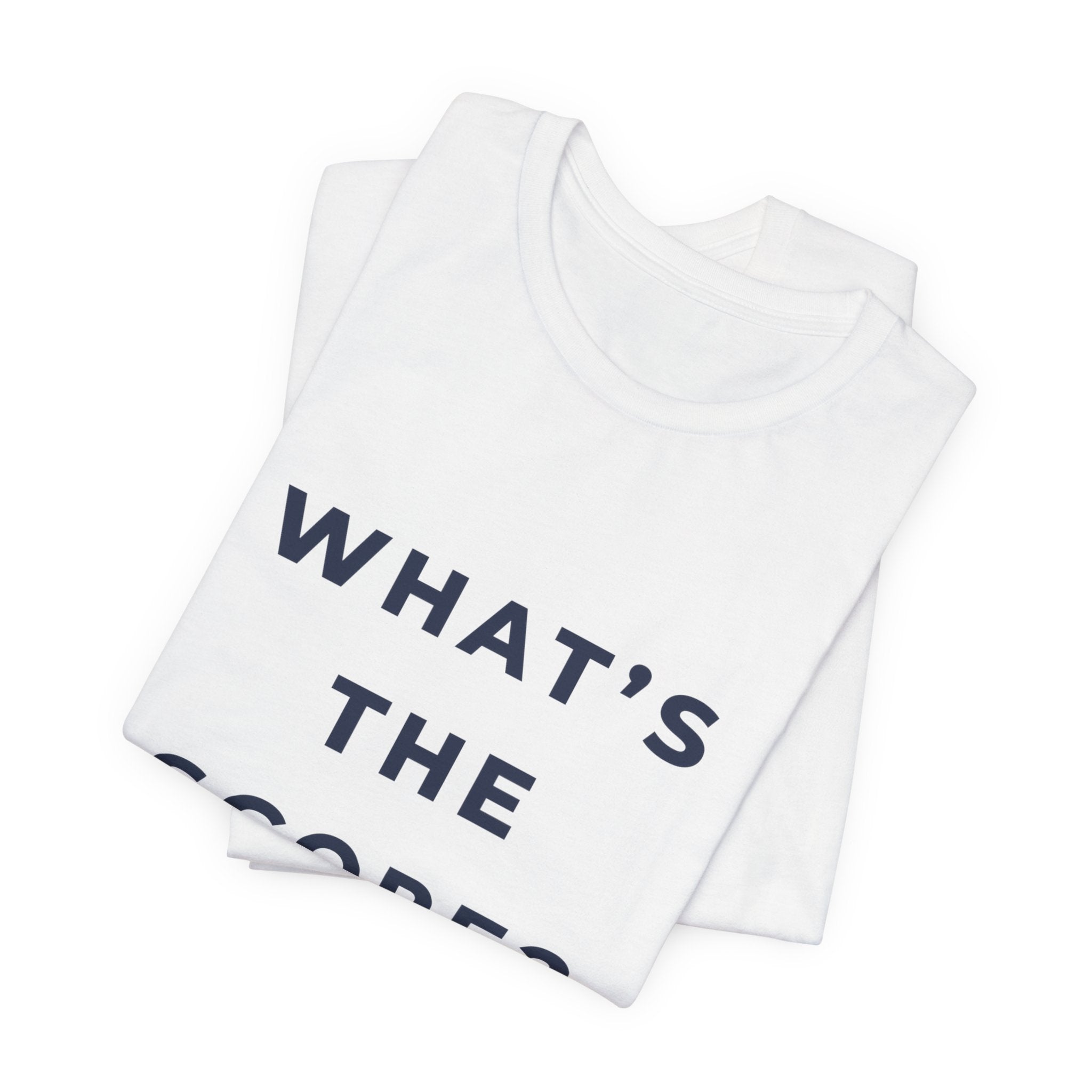 What's the Score? Pickleball T-Shirt – Funny Minimalist Court Tee