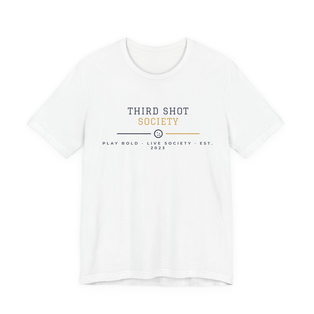 Third Shot Society Logo T-Shirt – Classic Pickleball Club Tee