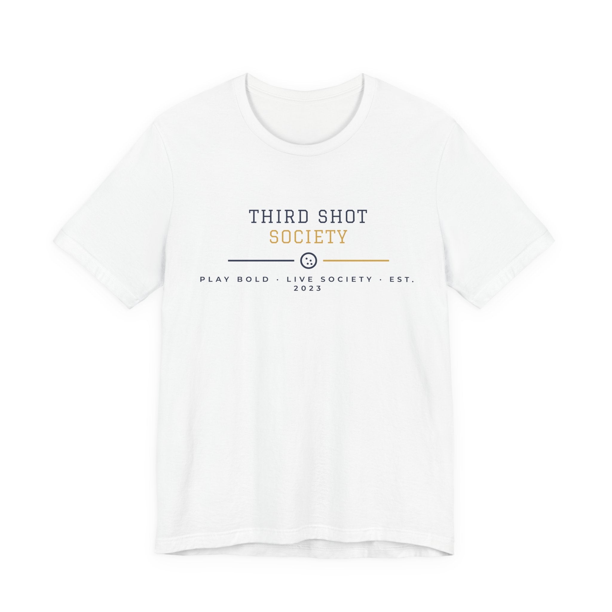 Third Shot Society Logo T-Shirt – Classic Pickleball Club Tee