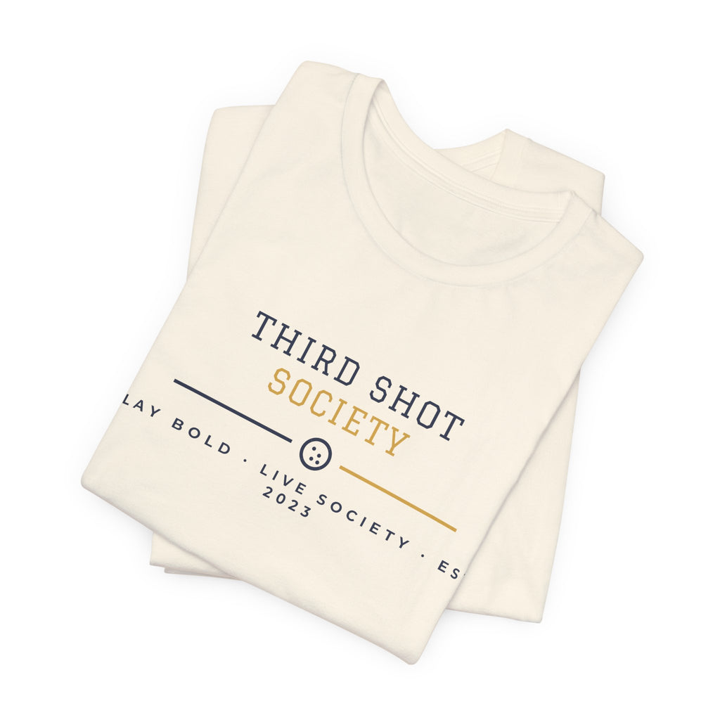Third Shot Society Logo T-Shirt – Classic Pickleball Club Tee