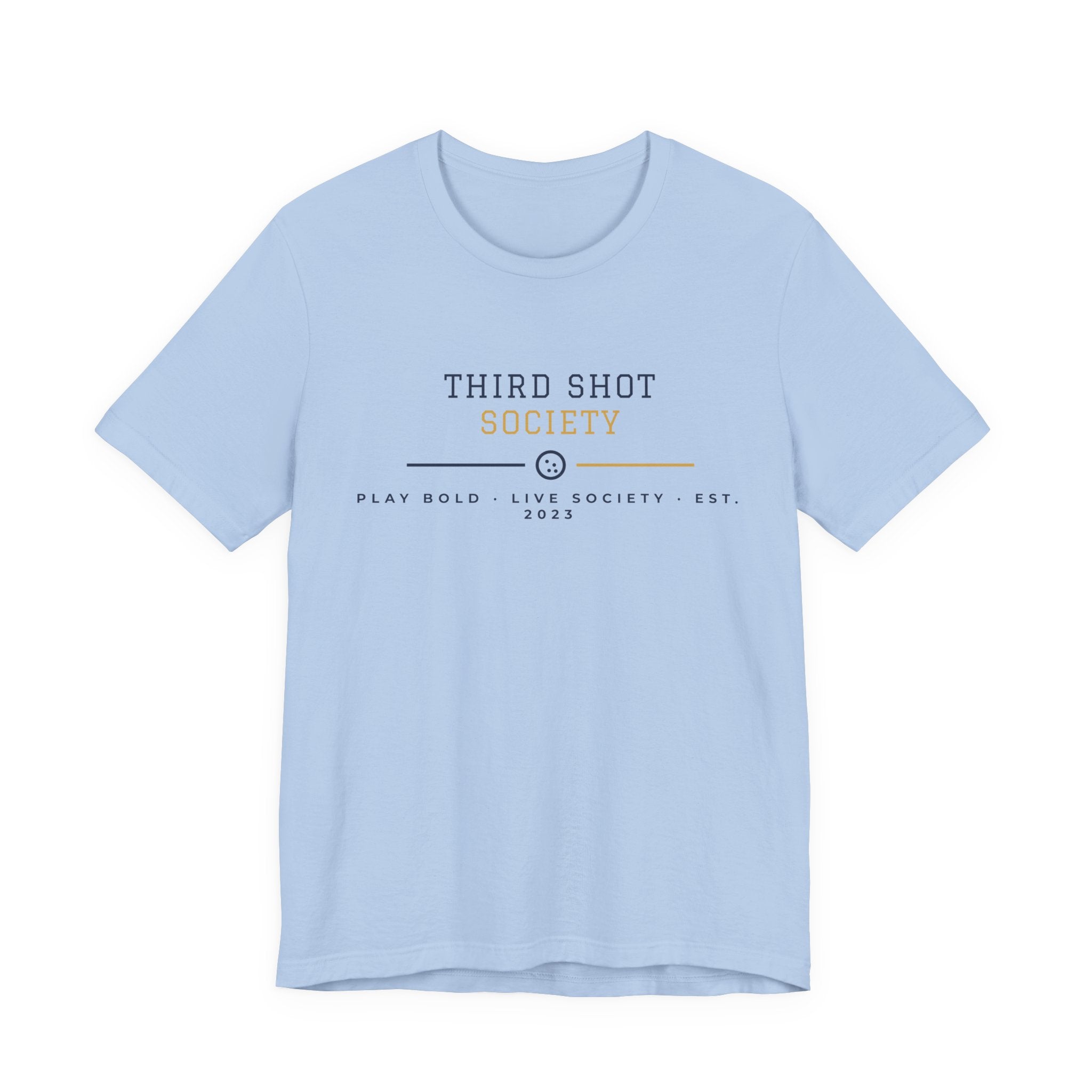 Third Shot Society Logo T-Shirt – Classic Pickleball Club Tee