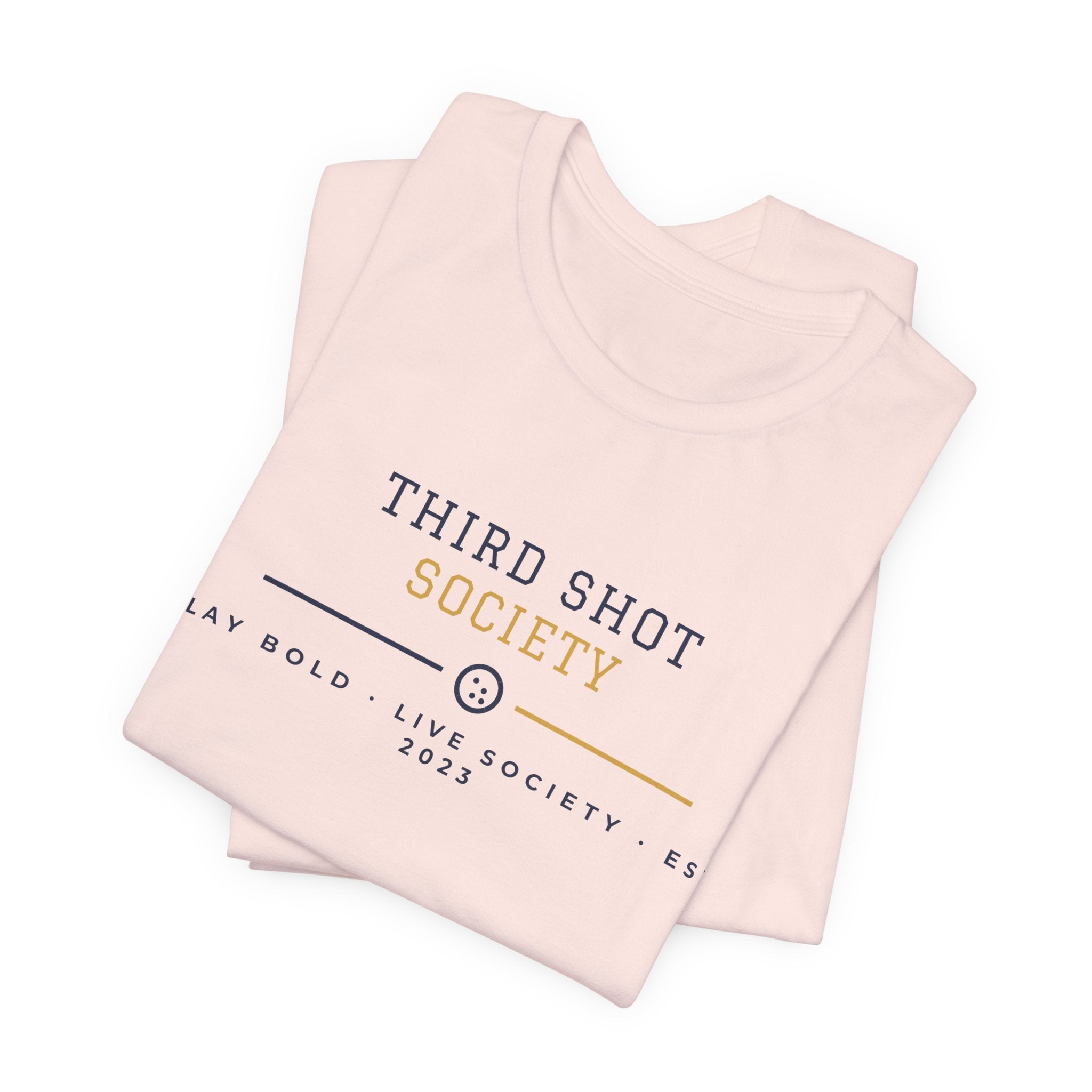 Third Shot Society Logo T-Shirt – Classic Pickleball Club Tee