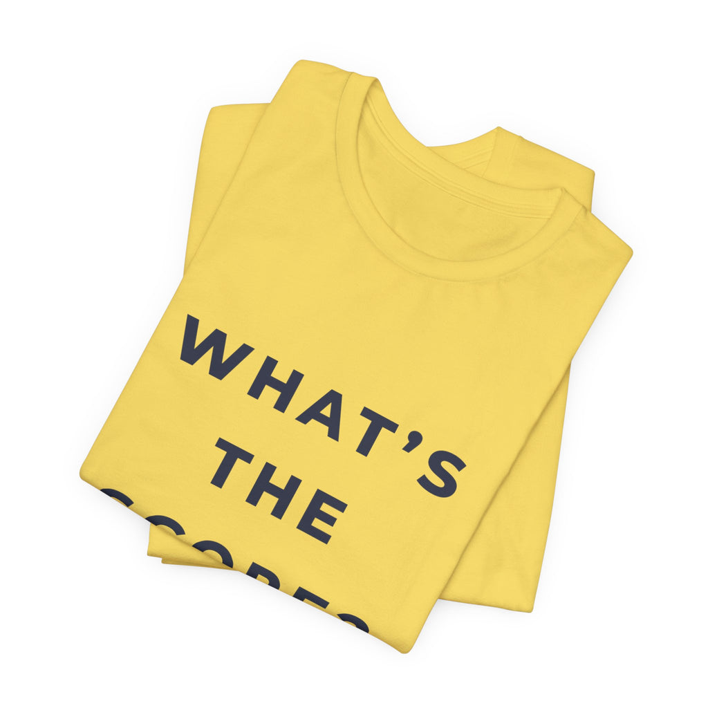 What's the Score? Pickleball T-Shirt – Funny Minimalist Court Tee
