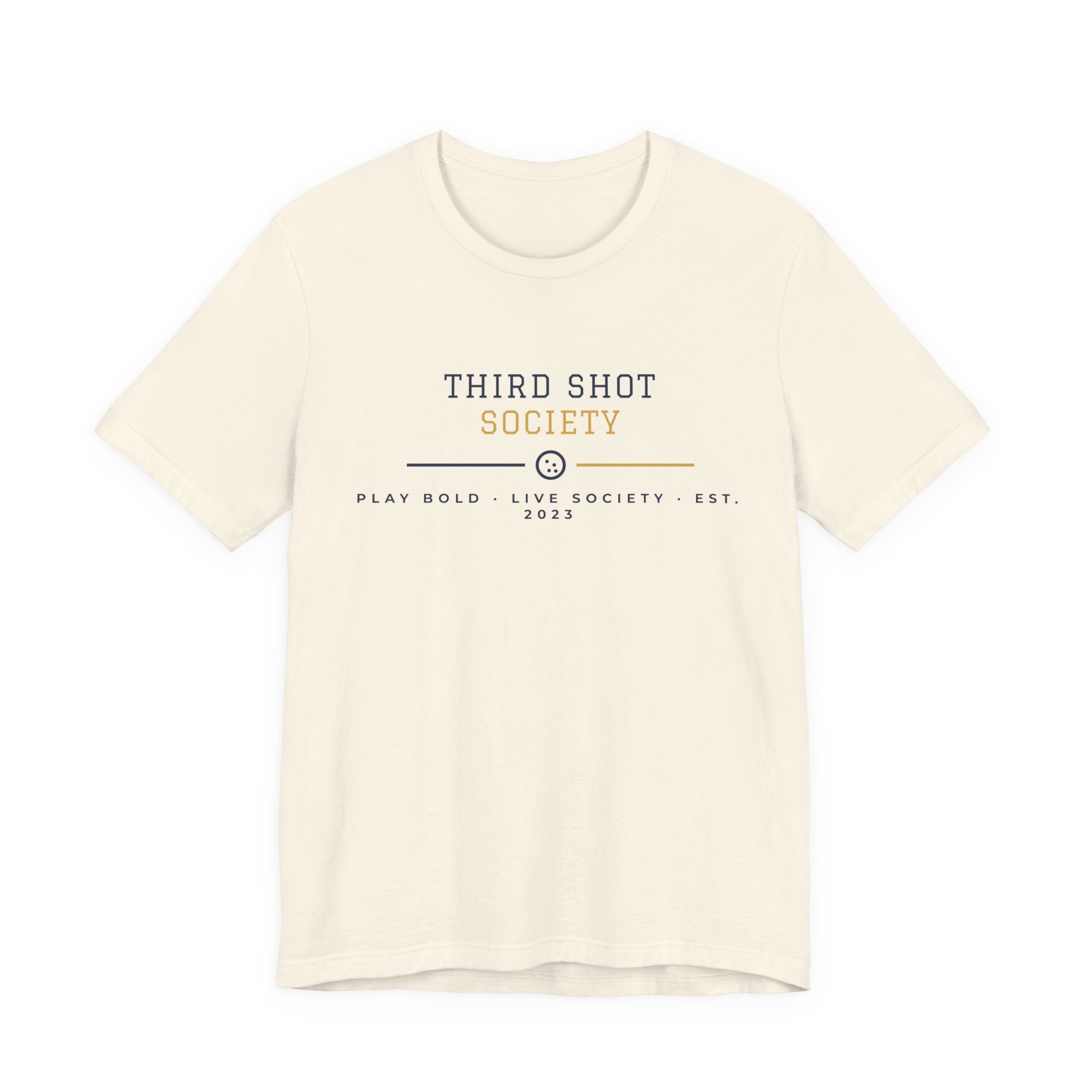 Third Shot Society Logo T-Shirt – Classic Pickleball Club Tee