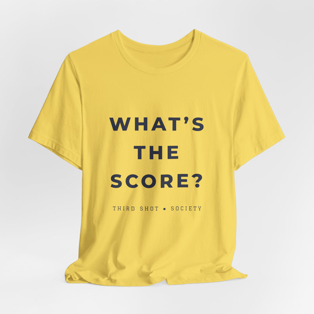 What's the Score? Pickleball T-Shirt – Funny Minimalist Court Tee
