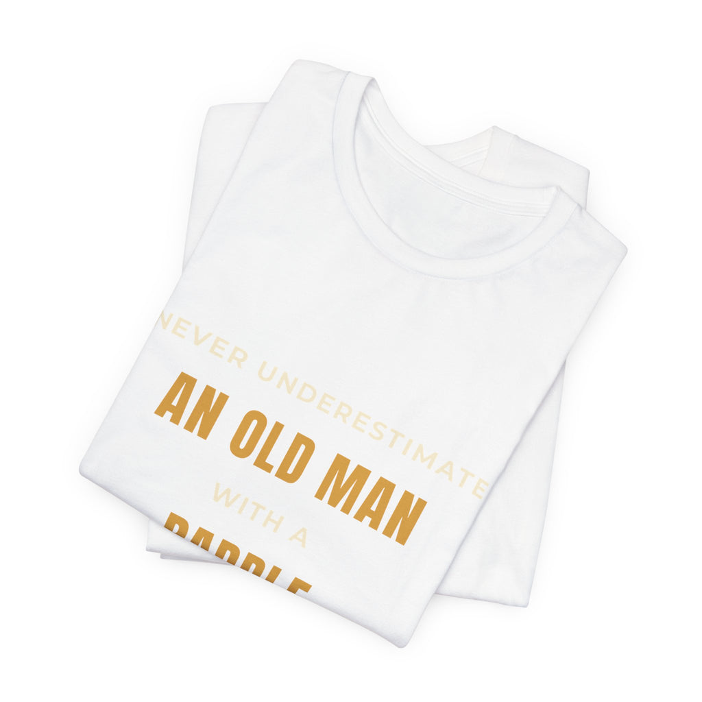 An Old Man Paddle T‑Shirt — Vintage Minimalist Funny Slogan Tee