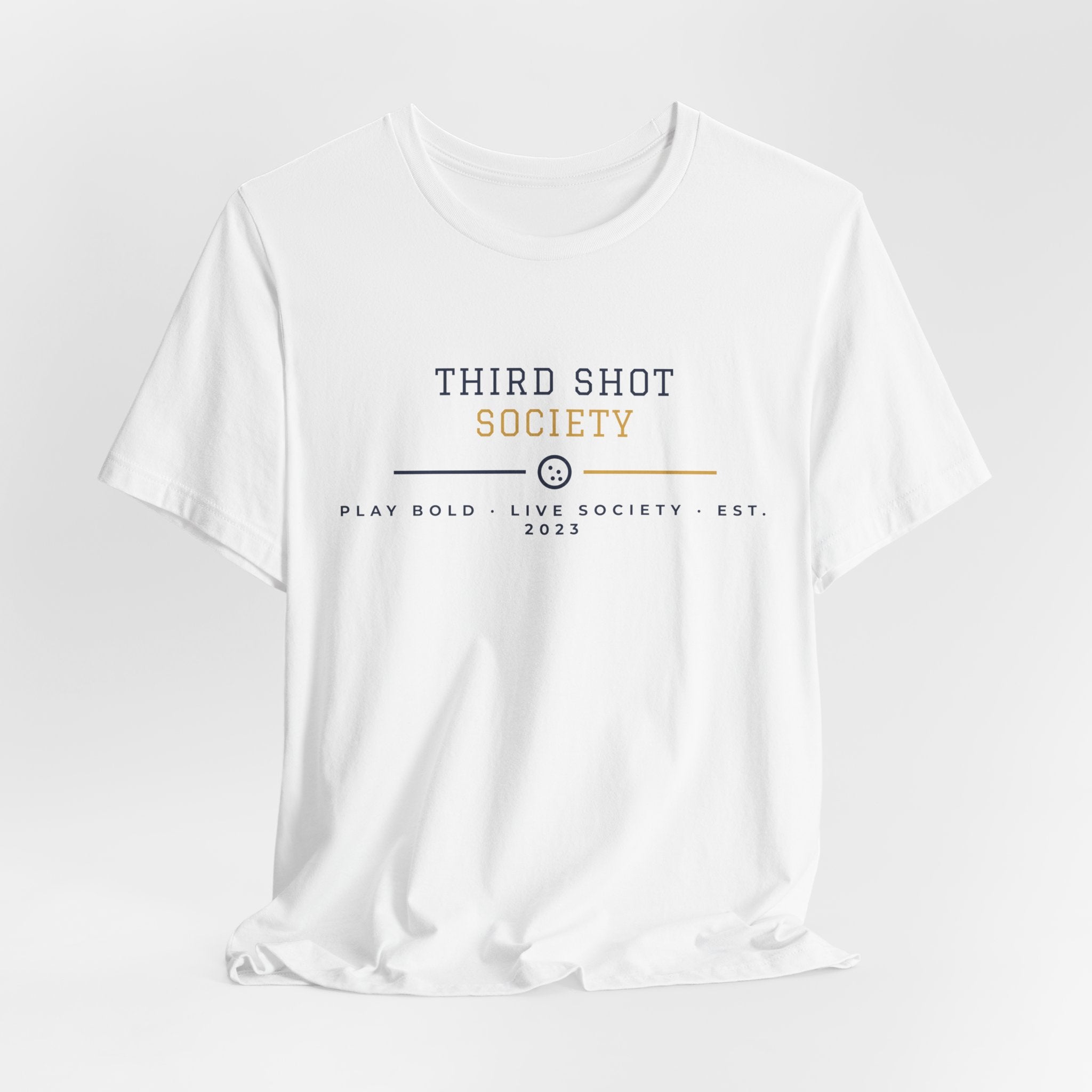 Third Shot Society Logo T-Shirt – Classic Pickleball Club Tee