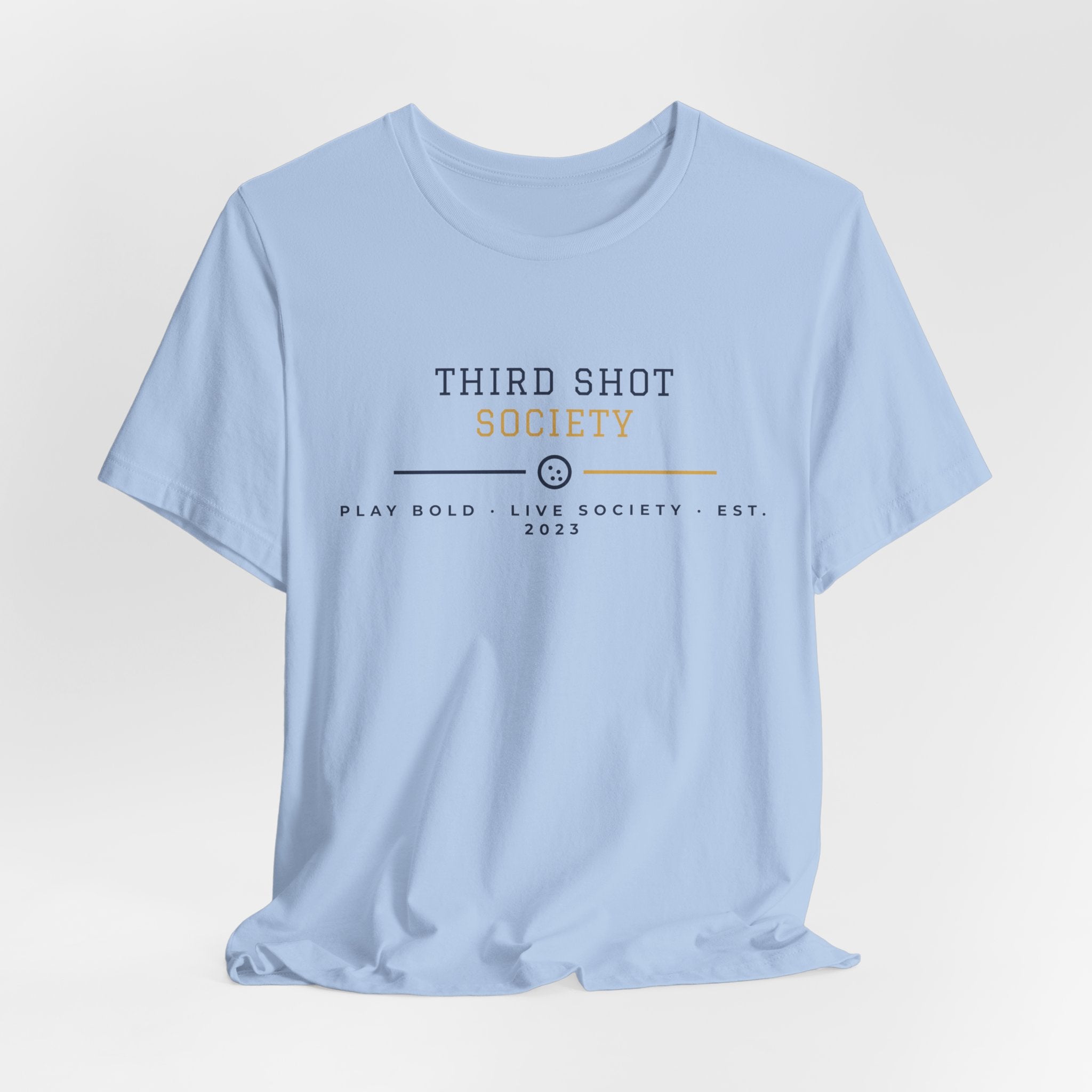 Third Shot Society Logo T-Shirt – Classic Pickleball Club Tee